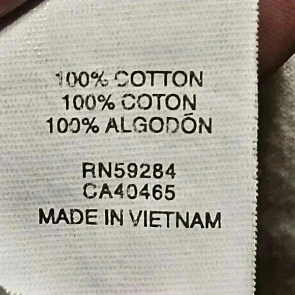 Childrens Place L 10/12  white cotton long sleeve t-shirt - Picture 5 of 9